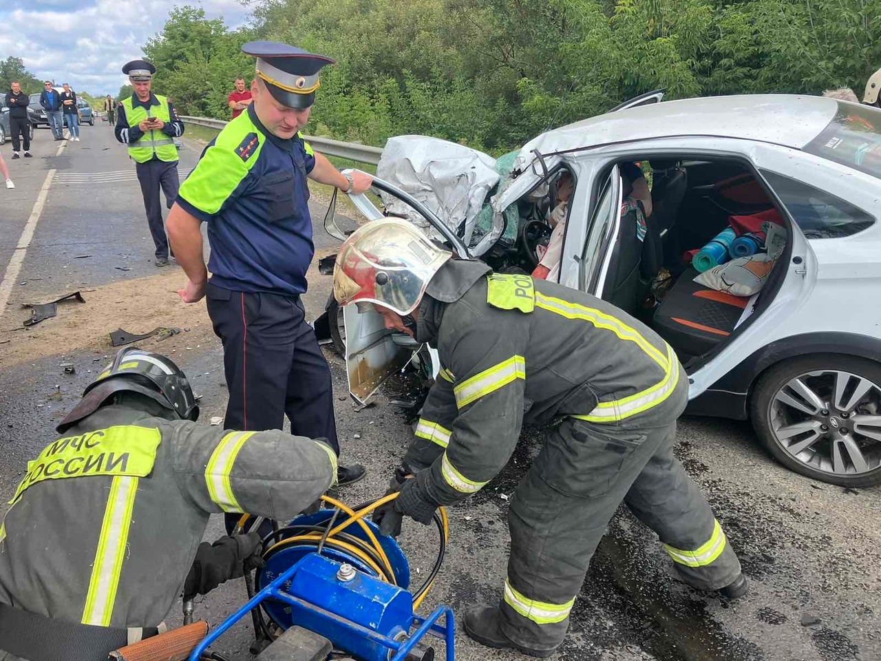 Во Владимирской области в ДТП с 3 автомобилями попал рейсовый автобус  Собинка - Лакинск | 28.08.2023 | Владимир - БезФормата